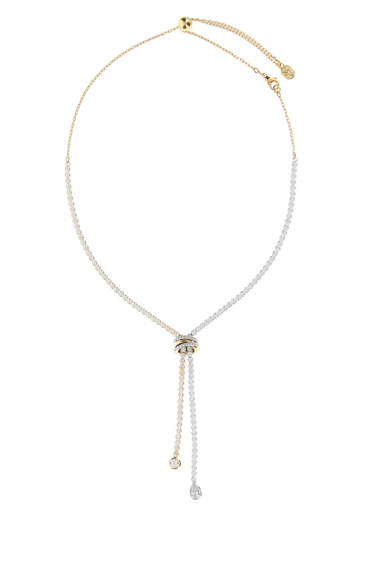 Swarovski Multicolor Metal Crystal Necklace — Multicolor by Swarovski