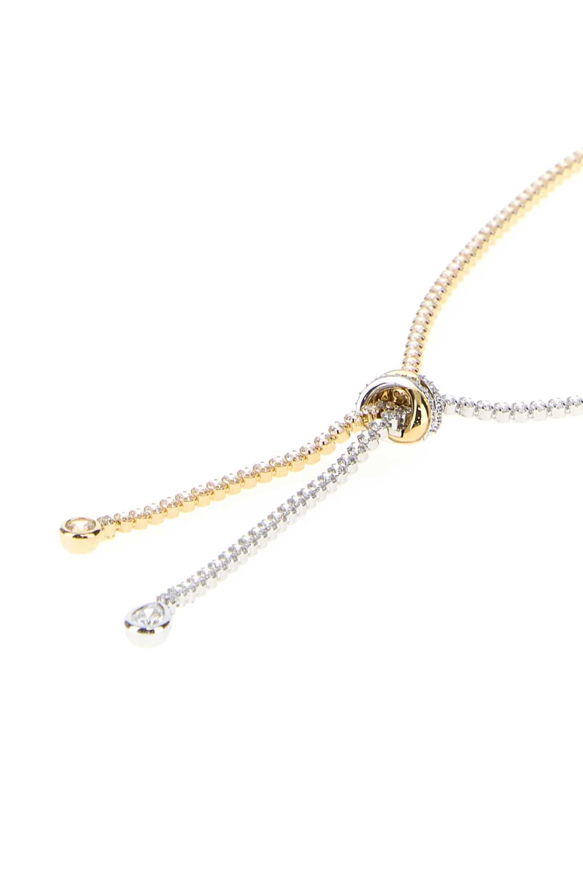 Swarovski Crystal Lariat Necklace — Multicolor, view 2