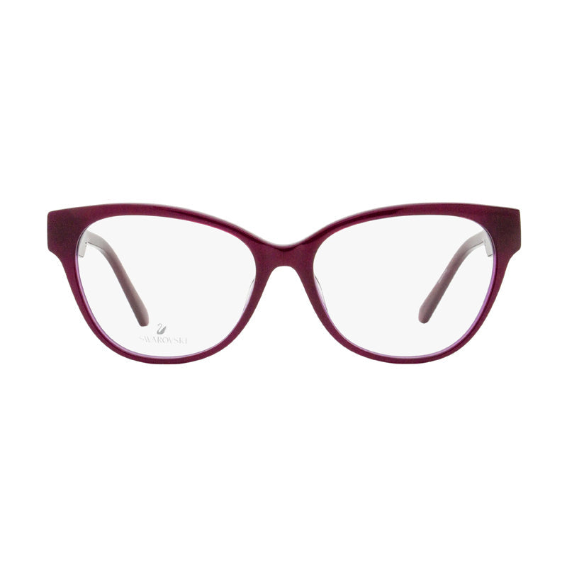 Swarovski SK5392081 Rectangle Full Rim Eyeglasses — Purple, view 2