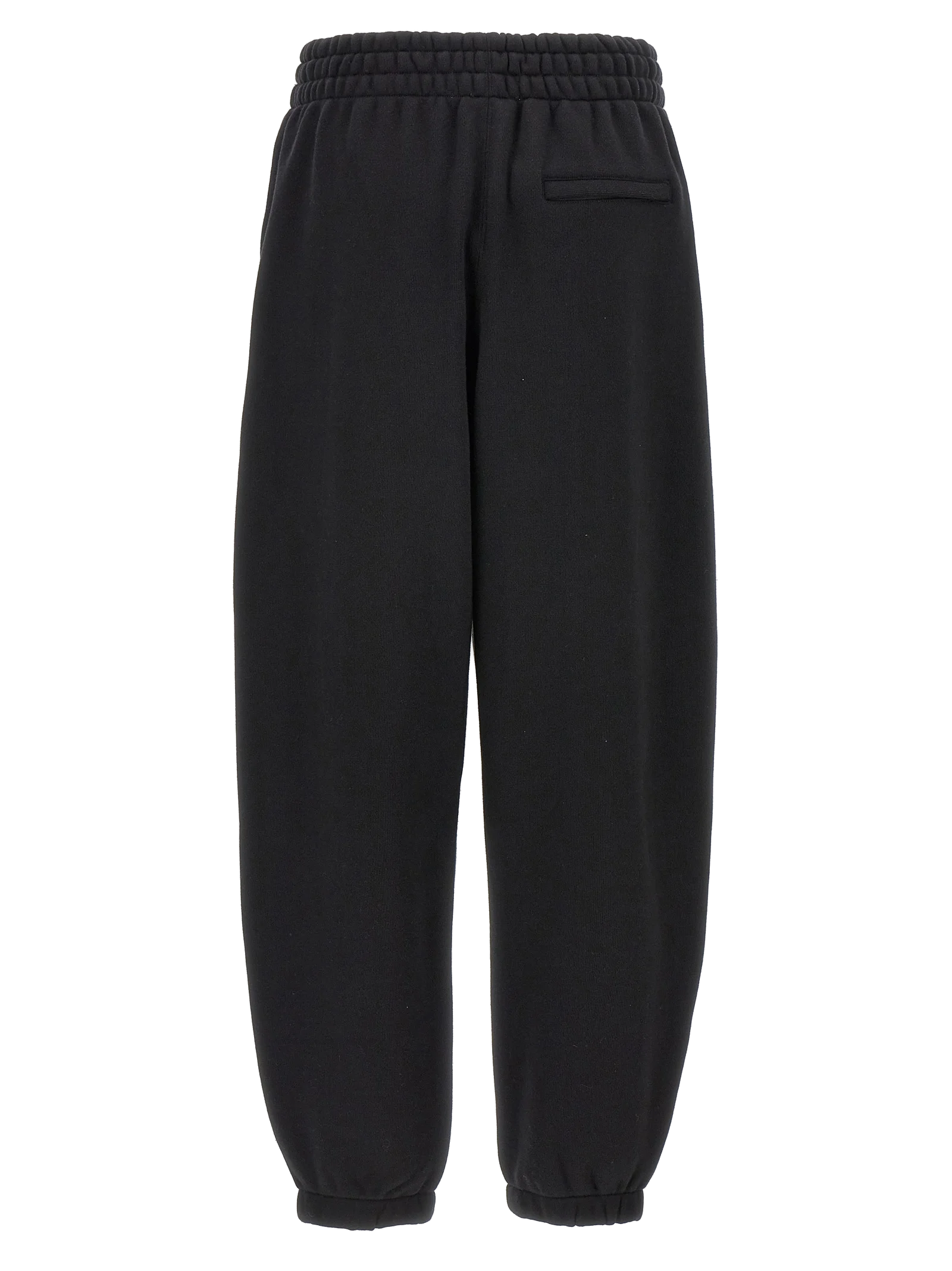 T By Alexander Wang Cotton Terry Joggers — Black, view 2