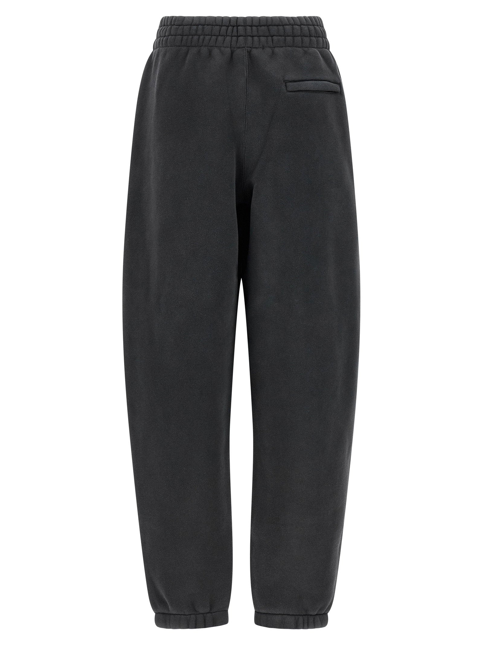 T By Alexander Wang Hotfix Logo Joggers — Black, view 2