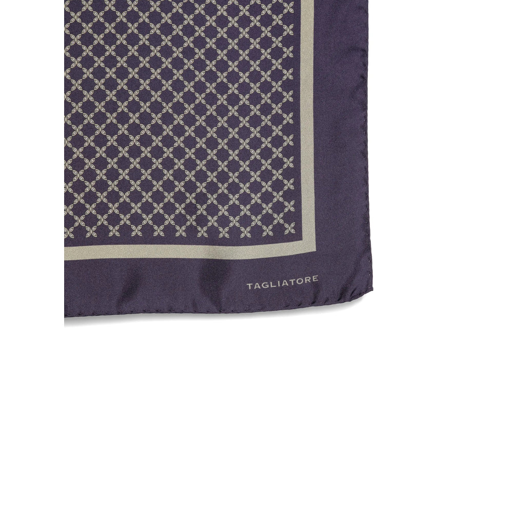 Tagliatore Foulard Scarf — Navy, view 2