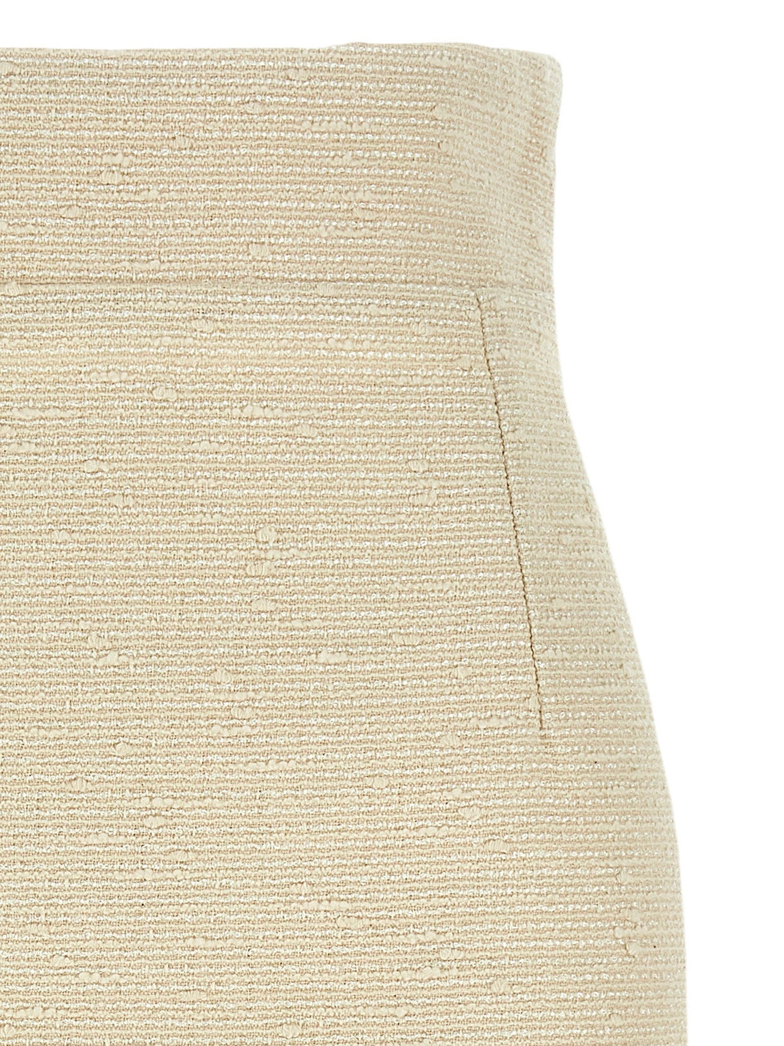 Tagliatore Nell Skirt — Cream, view 3