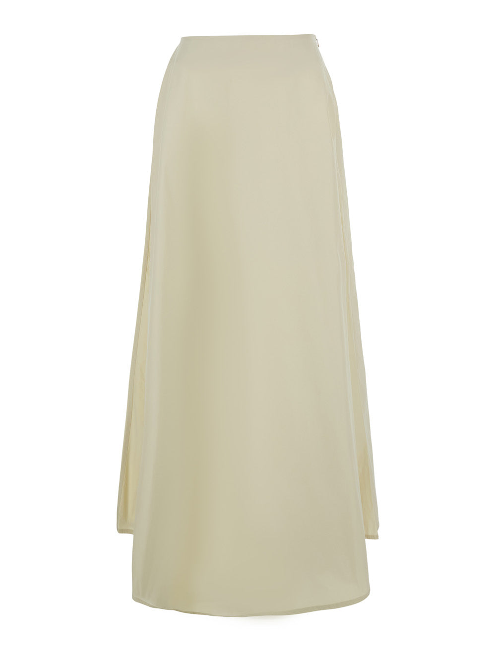 Tagliatore Tech Fabric Skirt — White by Tagliatore