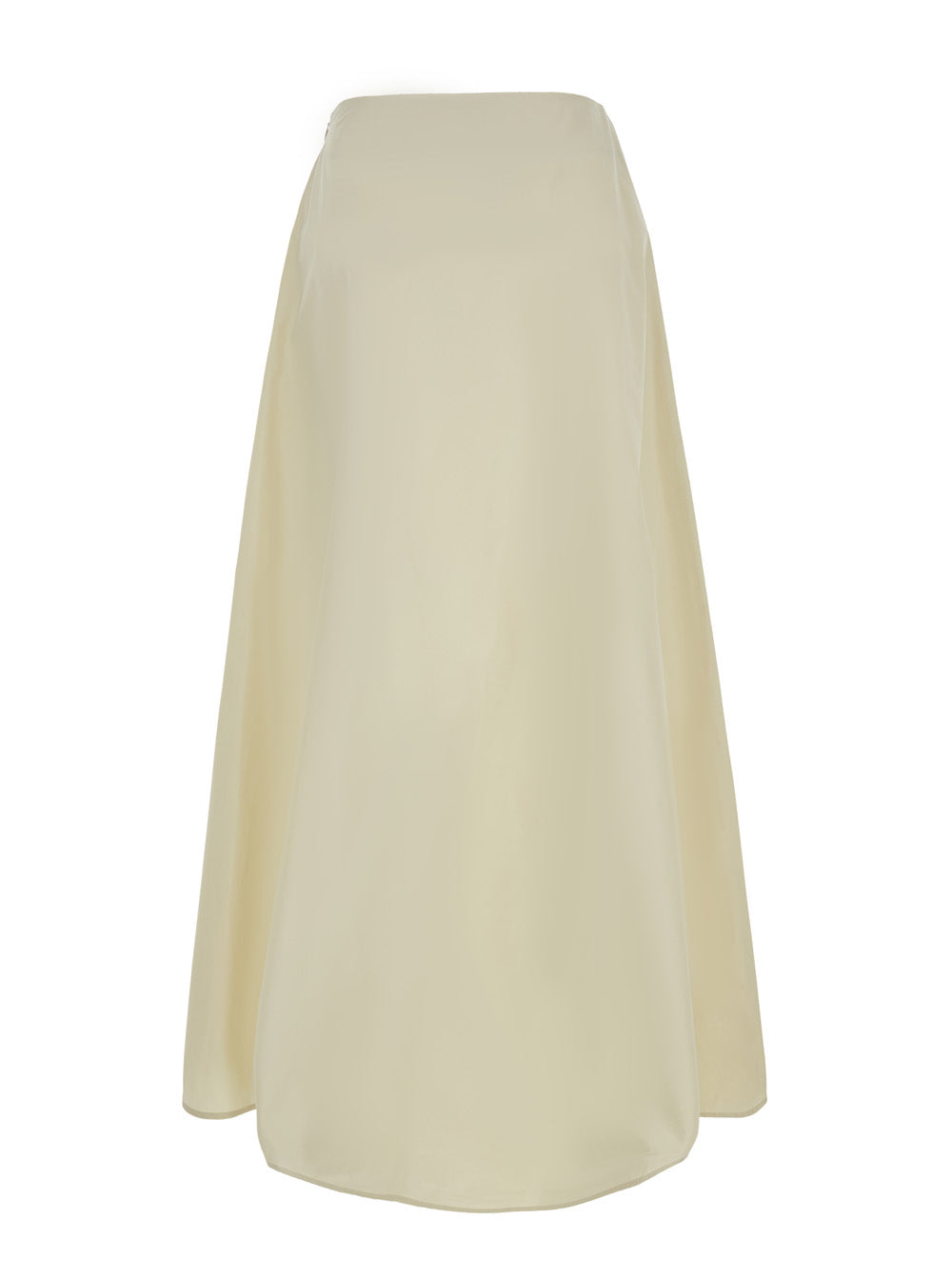 Tagliatore Tech Fabric Skirt — White, view 2
