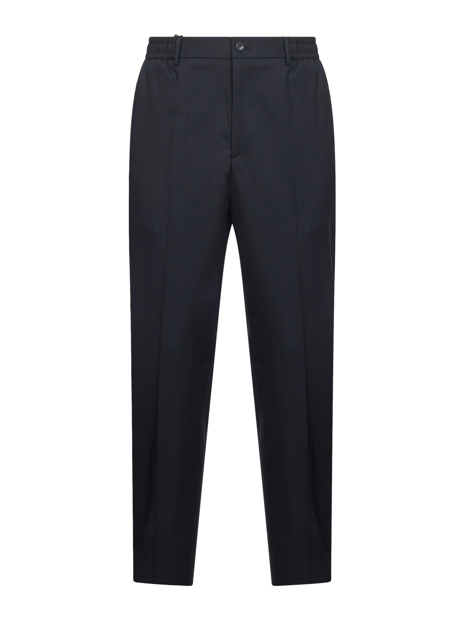 Tagliatore Virgin Wool Blend Trousers — Blue by Tagliatore