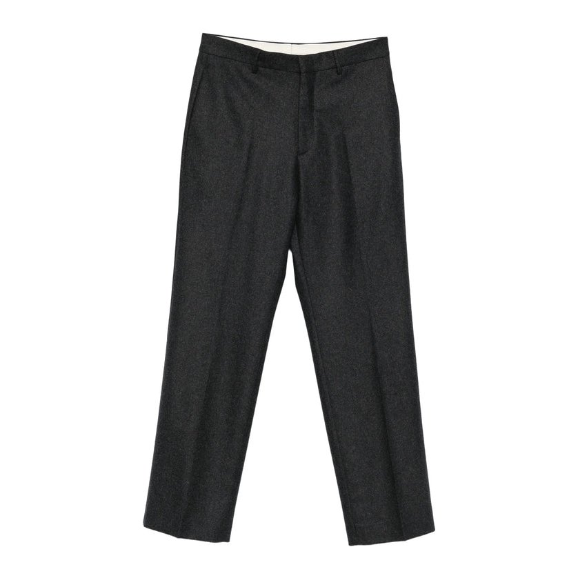 Tagliatore Virgin Wool Trousers — Gray by Tagliatore
