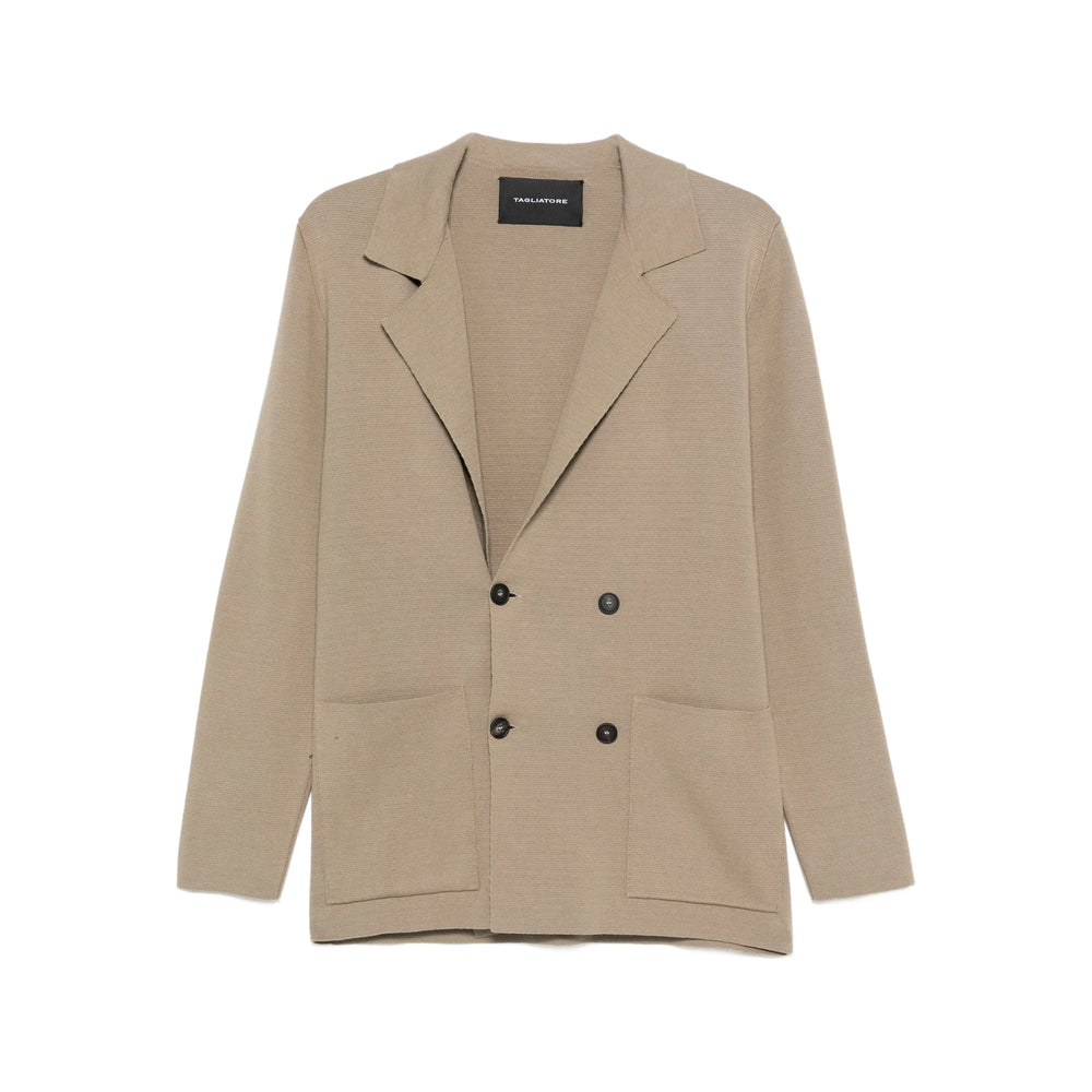 Tagliatore Willy Blazer — Taupe by Tagliatore