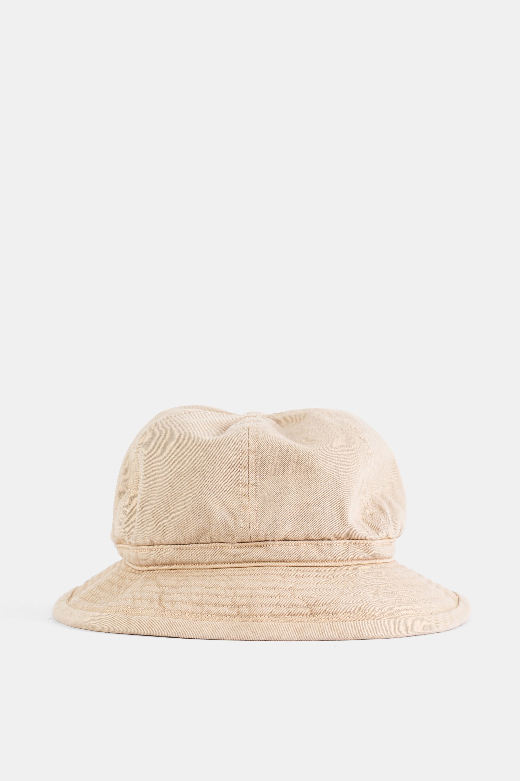 Taiga Takahashi TTSS26010 Cedar-Dyed Cotton Bucket Hat — Beige by Taiga Takahashi