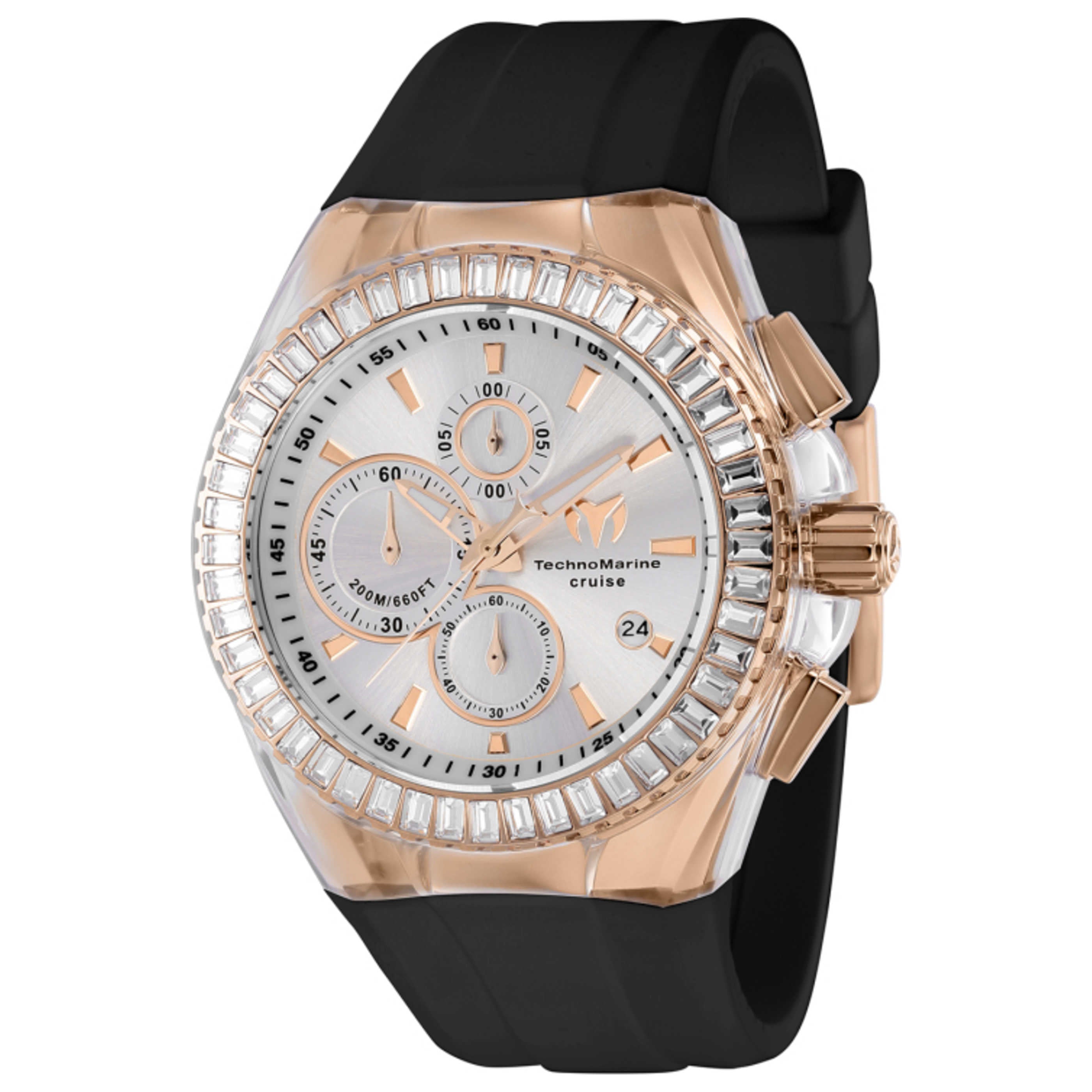 Technomarine Diamond Bezel Chronograph Watch by Technomarine