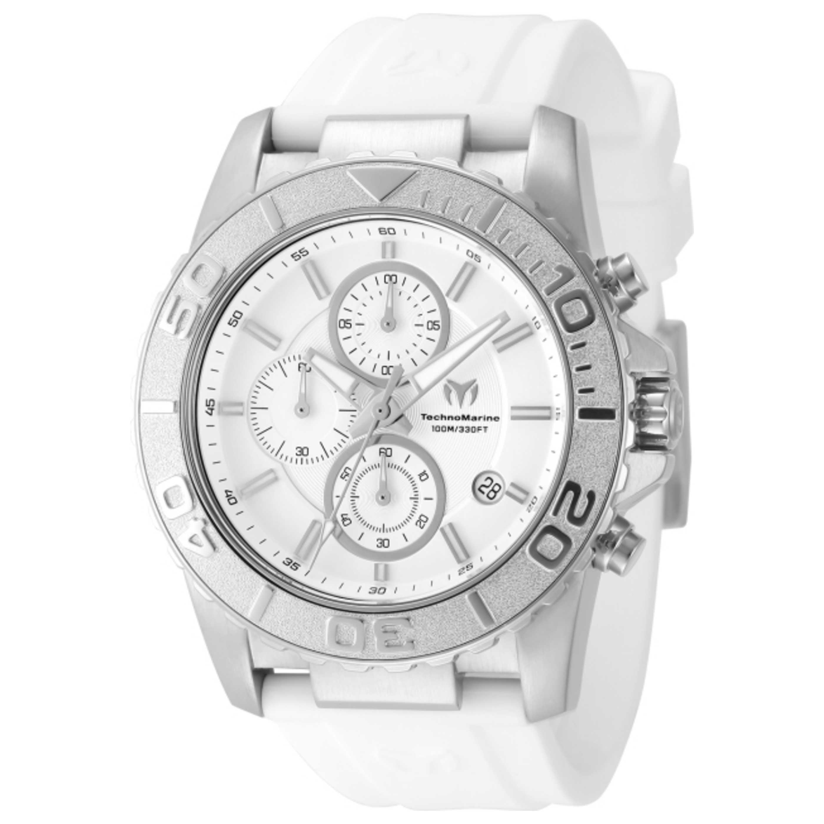 Technomarine Chronograph Quartz Watch — White by Technomarine