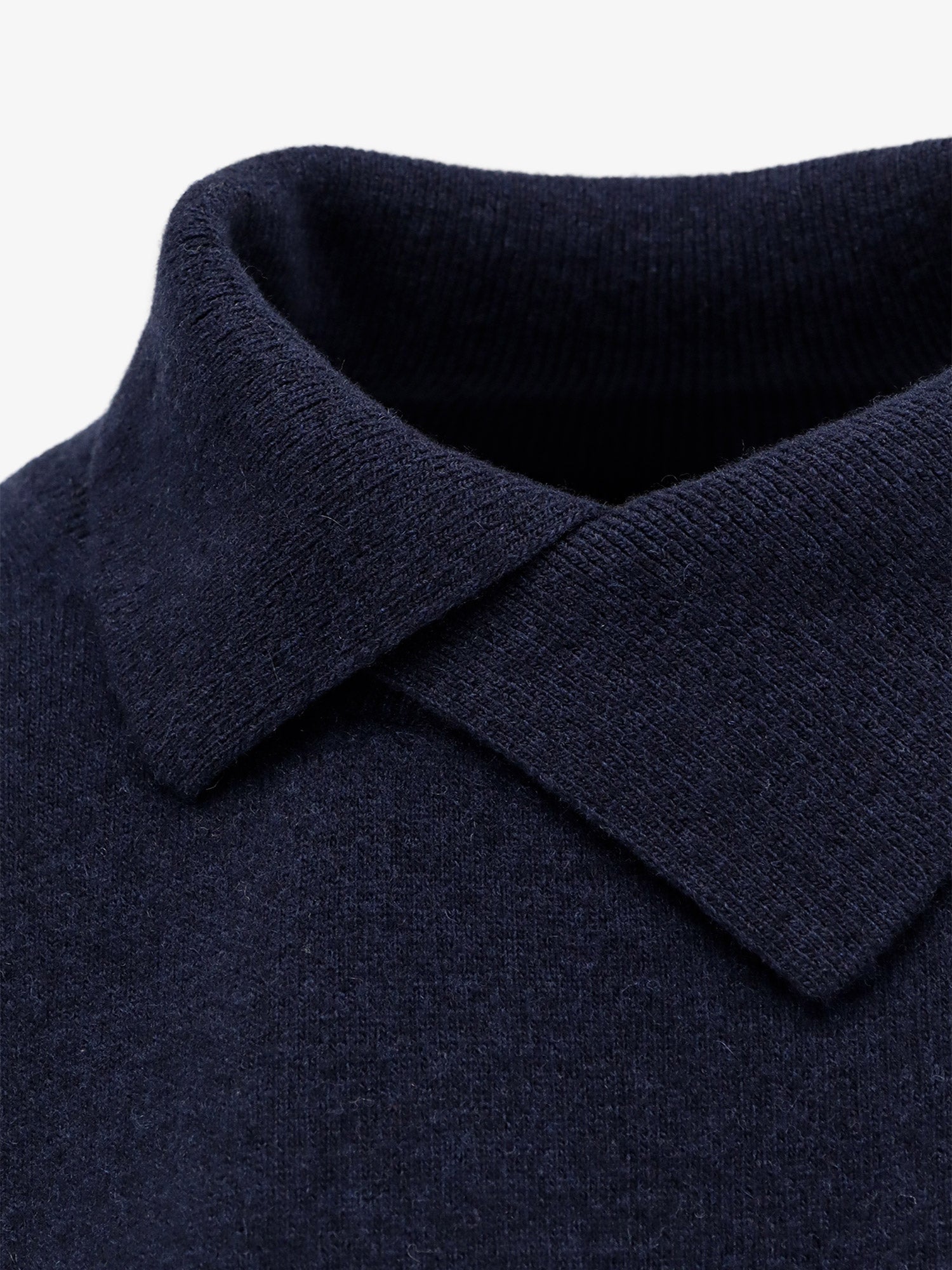 The 73 Wool Blend Turtleneck Sweater — Blue, view 3