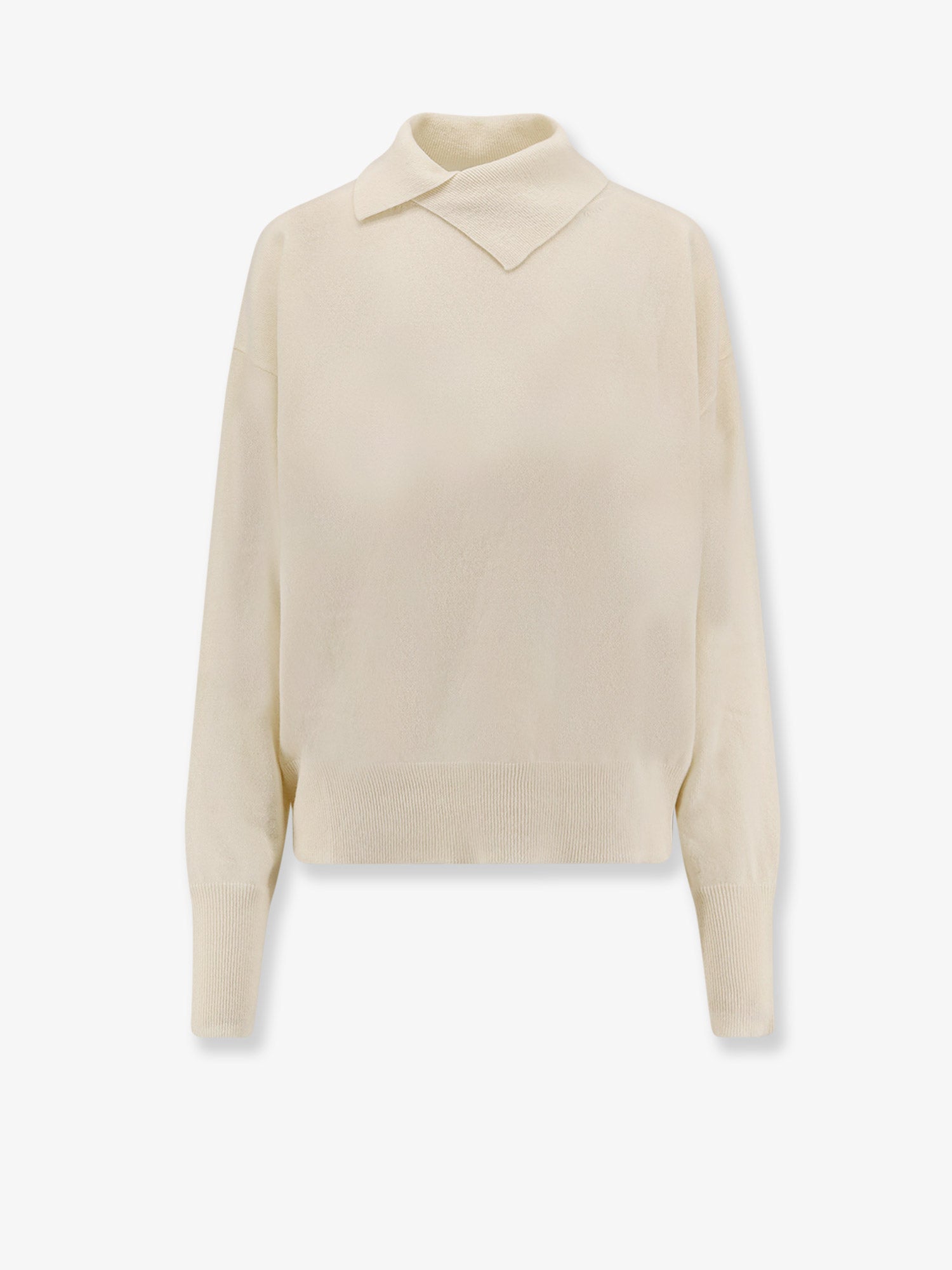 The 73 Wool Turtleneck Sweater — White by The 73