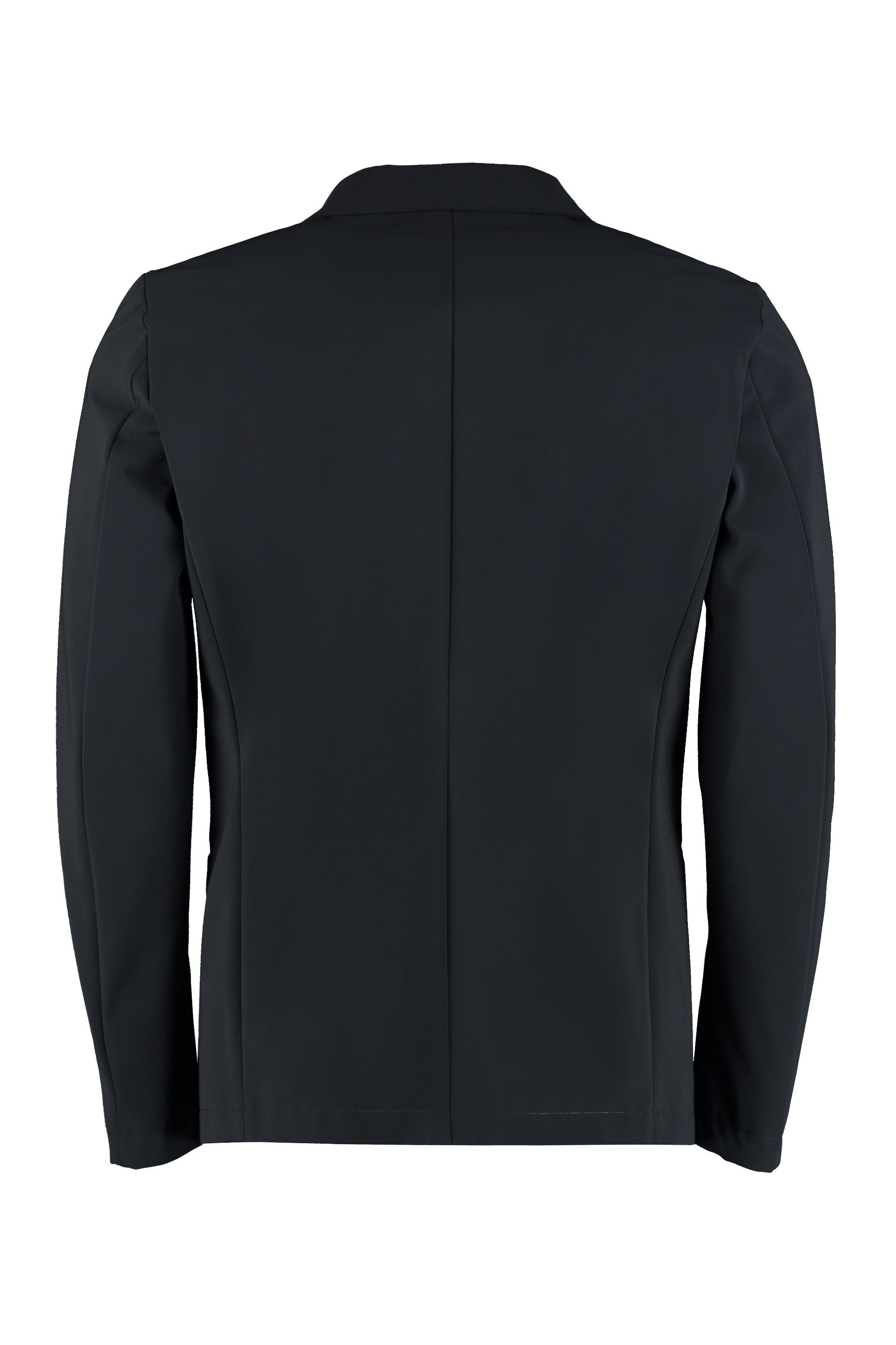 The Alphabet Single-Breasted Notch Lapel Blazer — Black, view 2