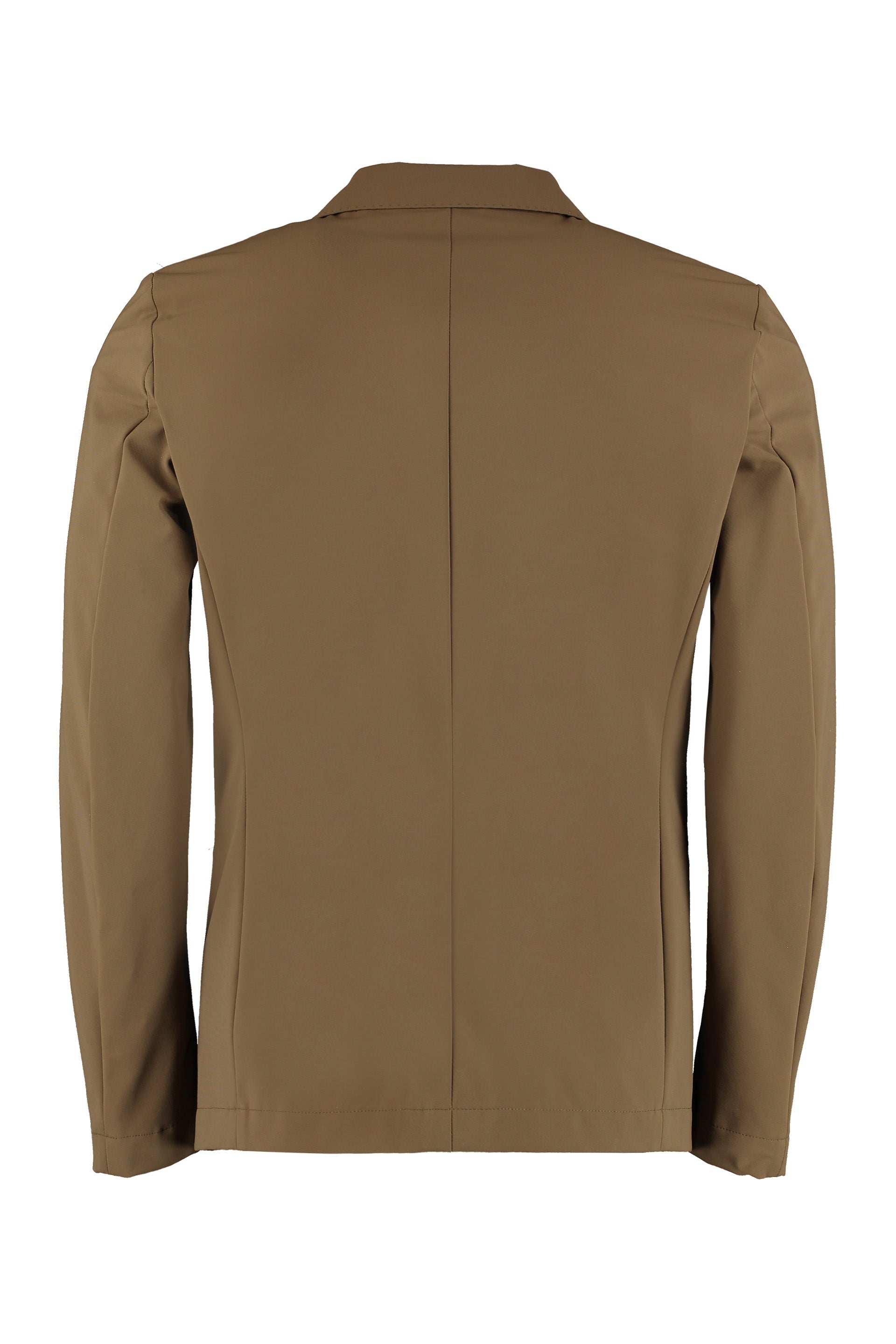 The Alphabet Single-Breasted Two-Button Blazer — Brown, view 2