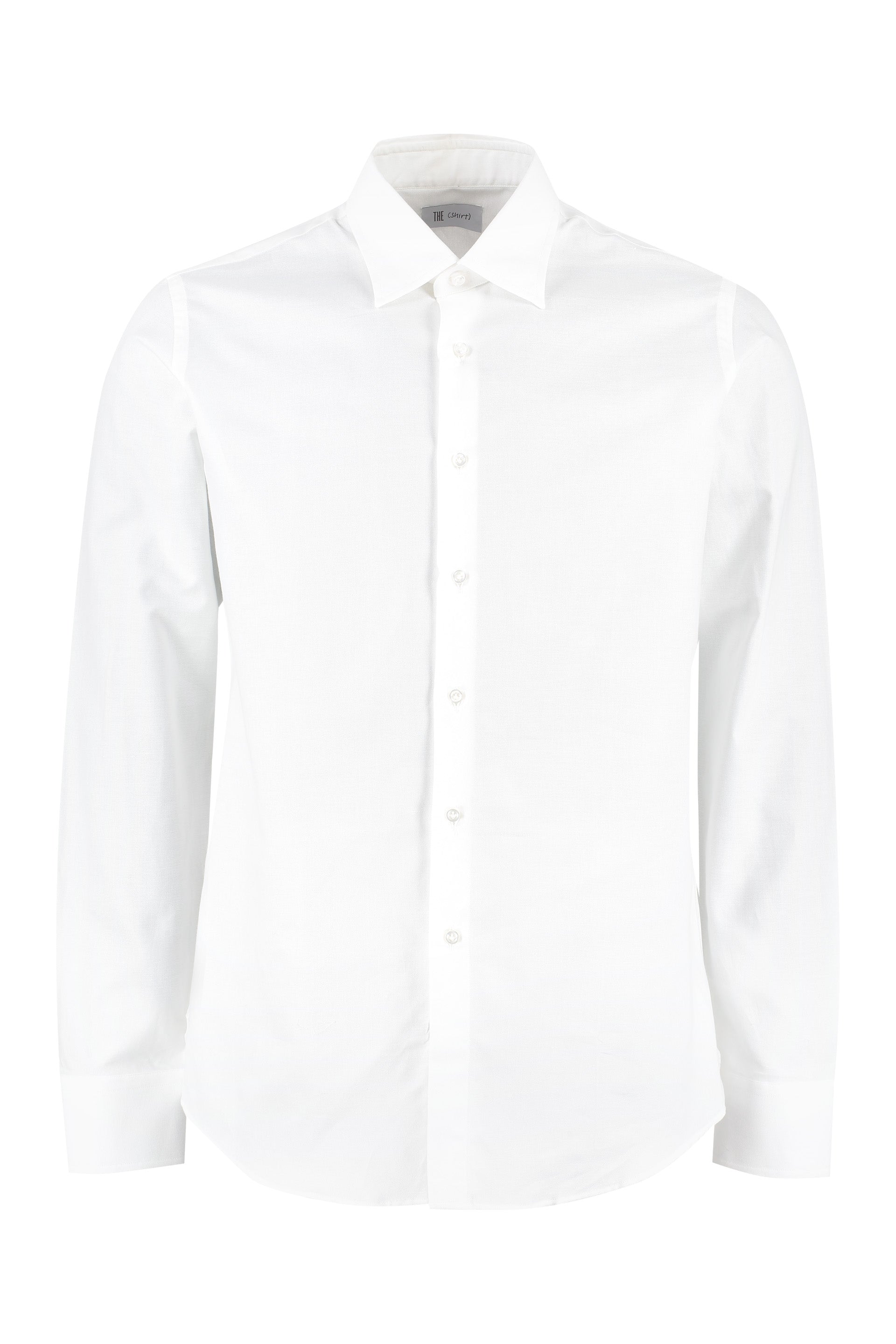 The Alphabet Oxford Cotton Shirt — White by The Alphabet