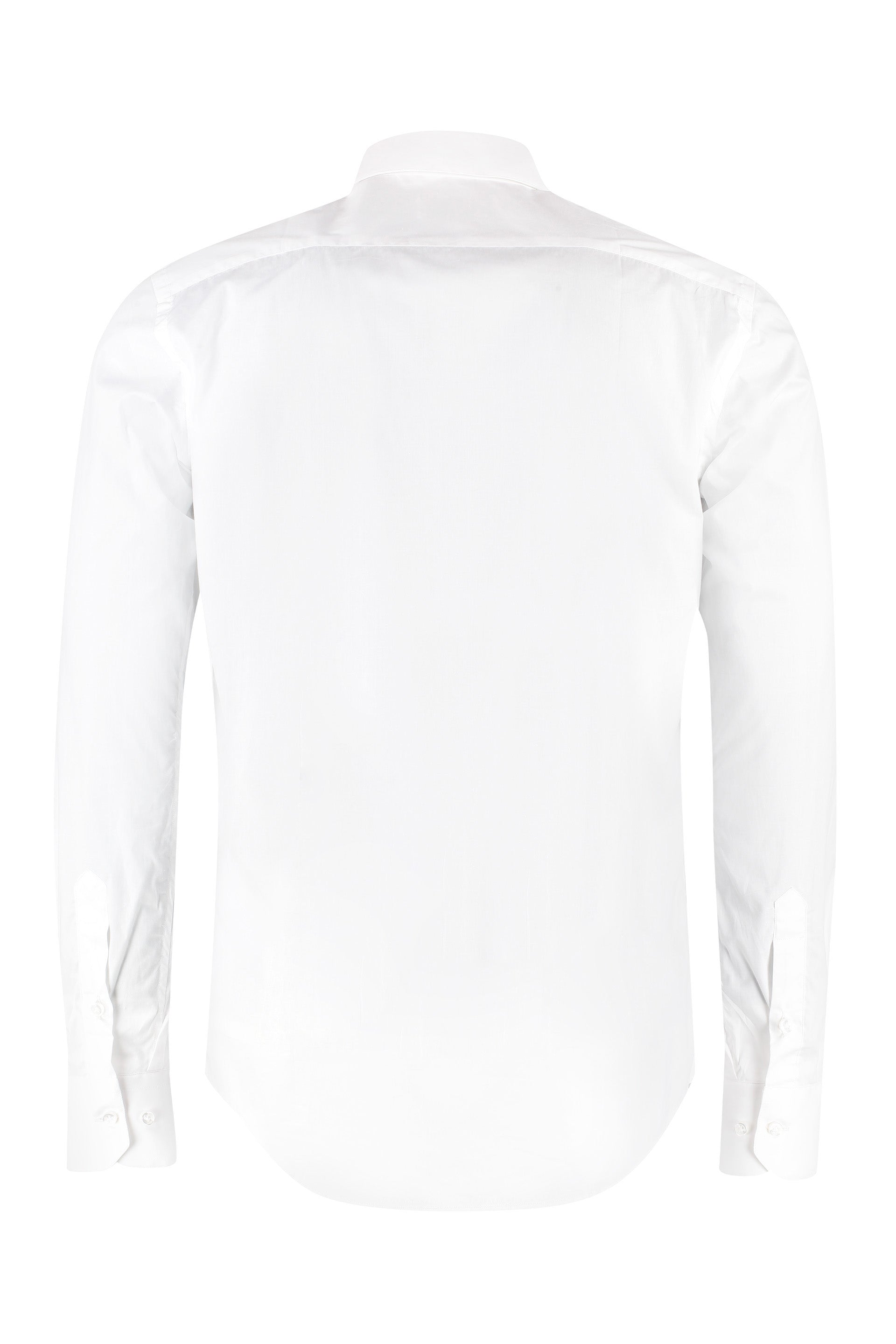 The Alphabet Stretch Cotton Shirt — White, view 2