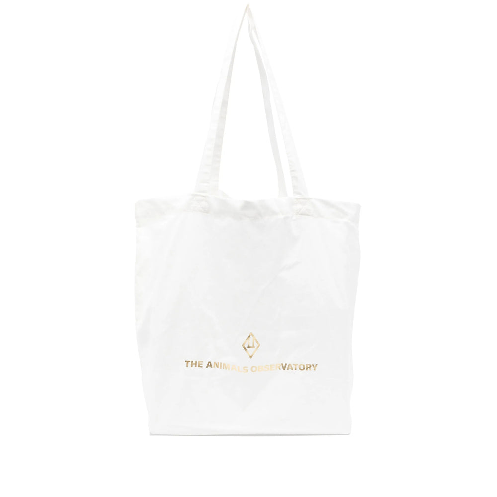 The Animals Observatory Cotton Shoulder Bag — White by The Animals Observatory