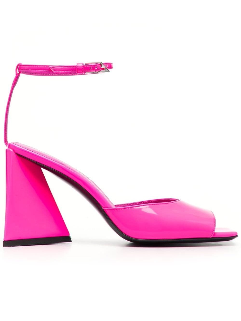 The Attico Piper Heel Sandal — Magenta by The Attico