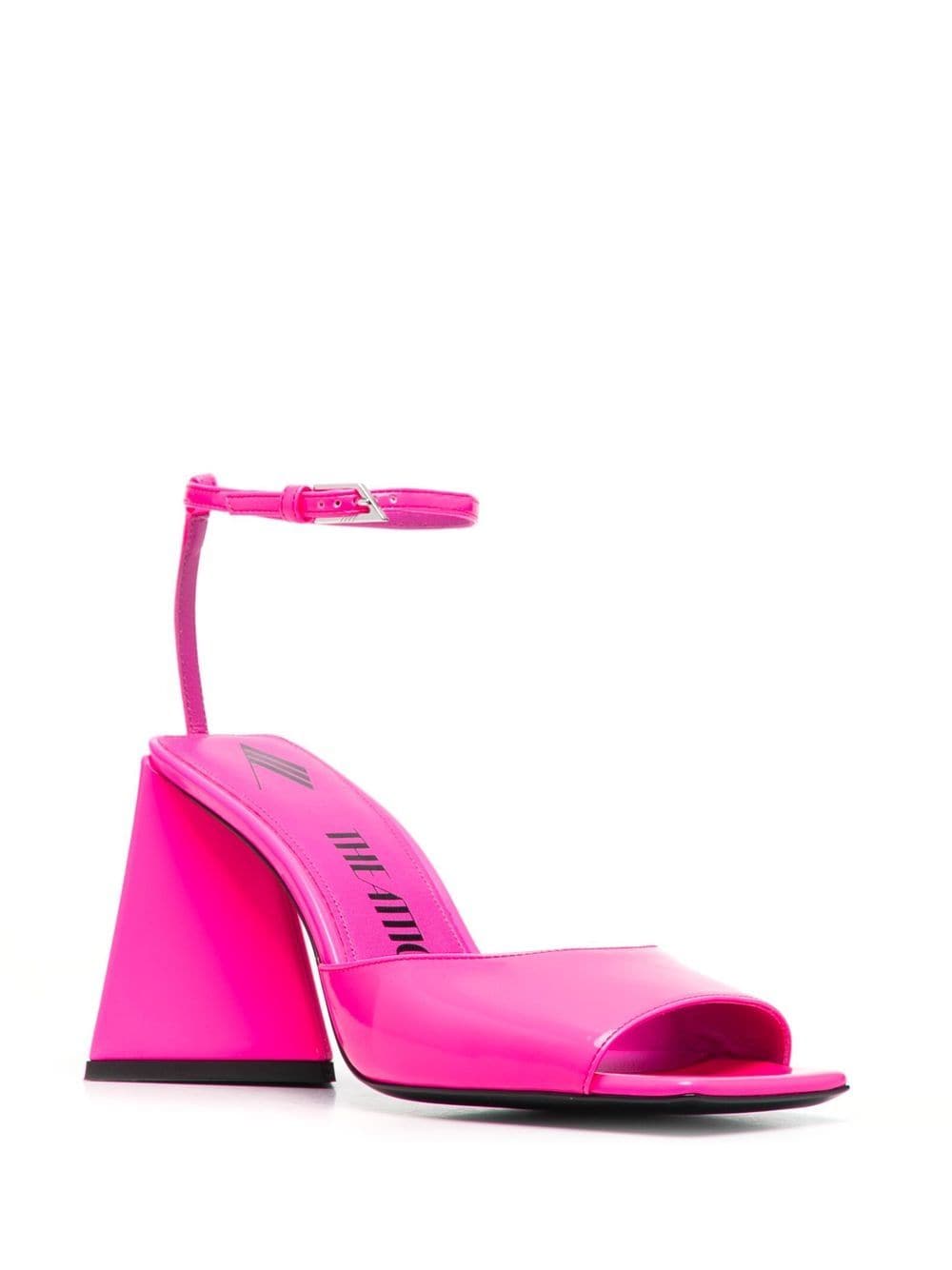 The Attico Piper Heel Sandal — Magenta, view 2