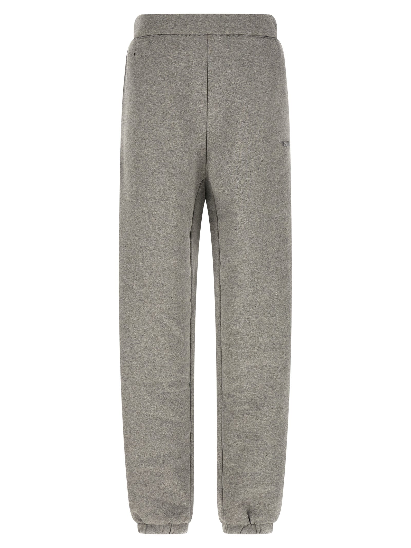 The Attico Cotton Mélange Joggers — Gray by The Attico