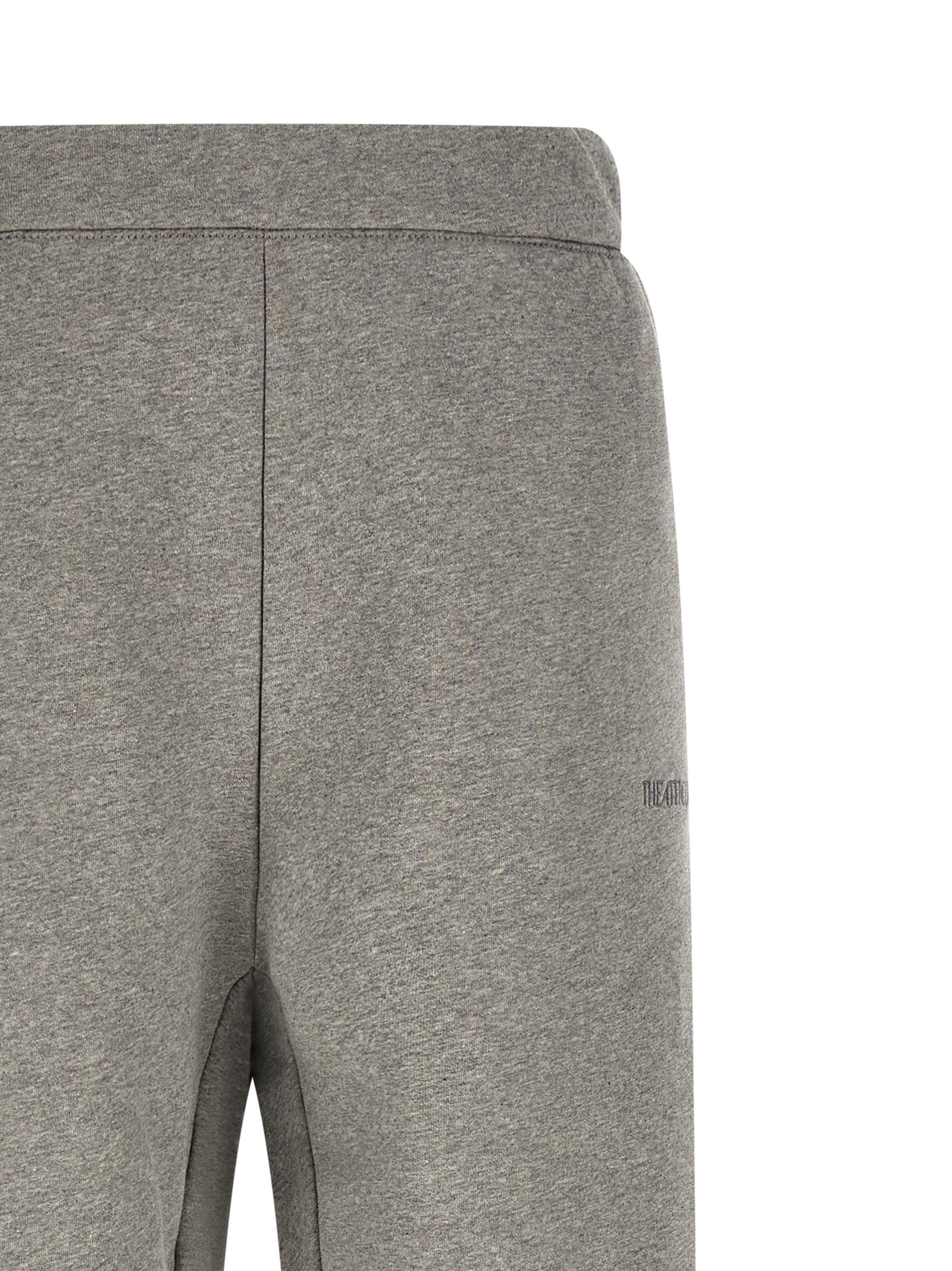 The Attico Cotton Mélange Joggers — Gray, view 3