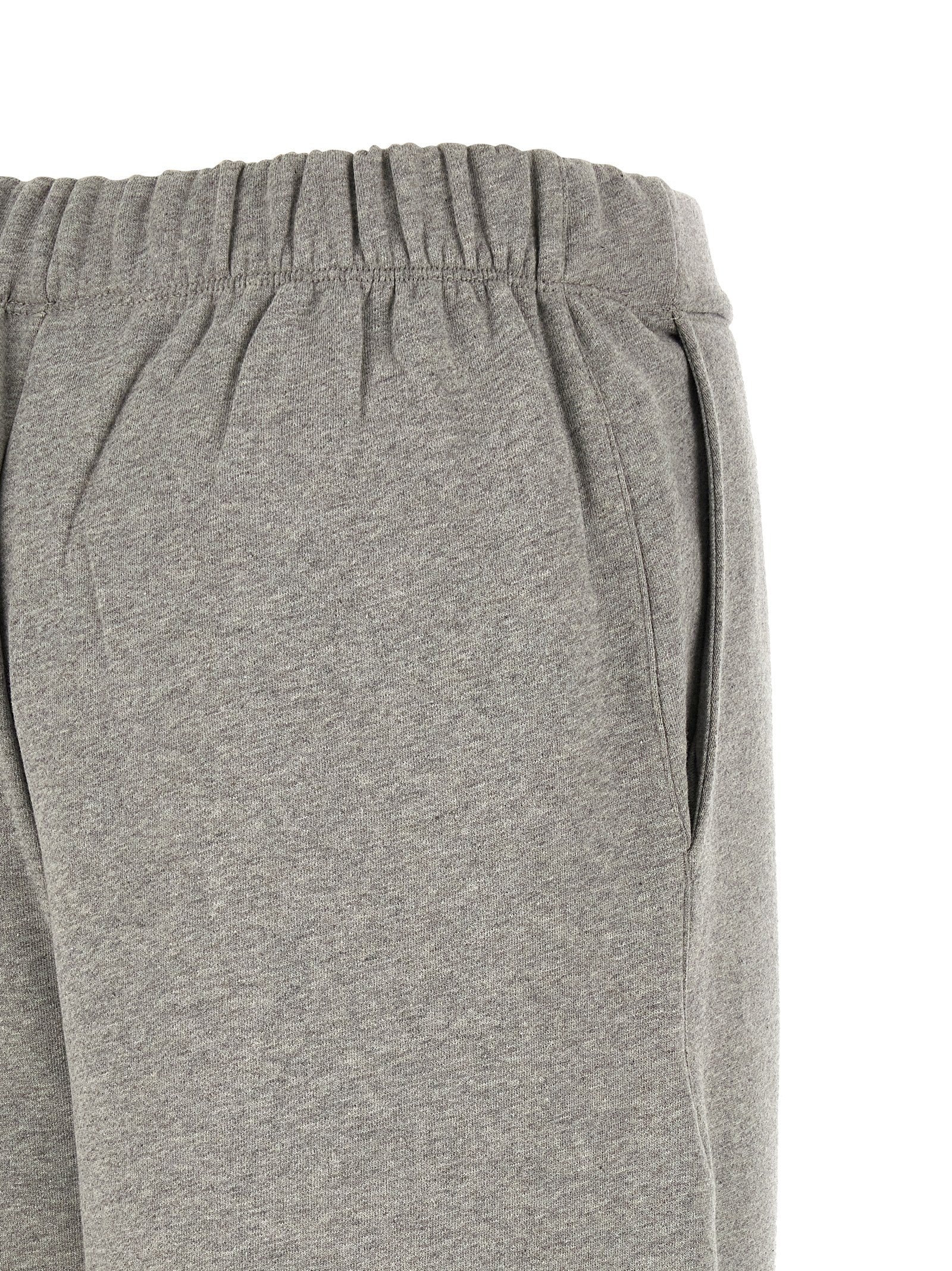 The Attico Cotton Mélange Joggers — Gray, view 4