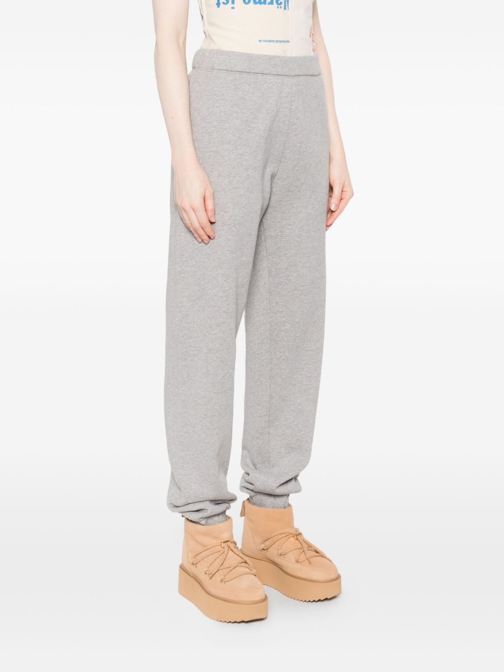 The Attico Cotton Joggers — Grey, view 2