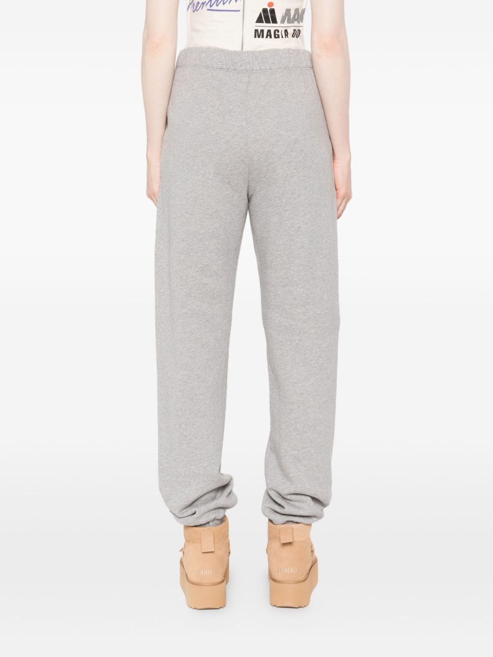 The Attico Cotton Joggers — Grey, view 3