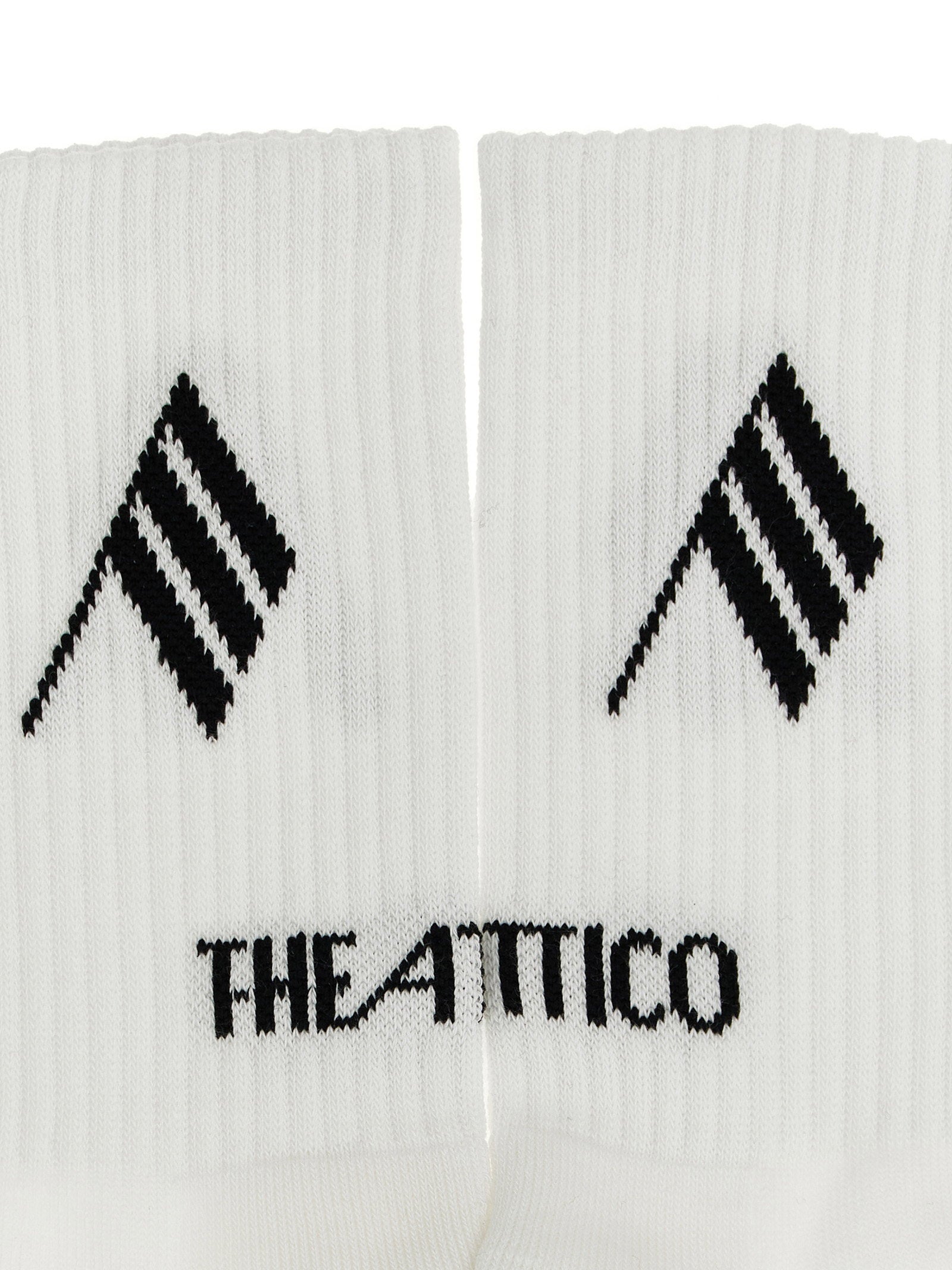 The Attico Logo Socks, view 3