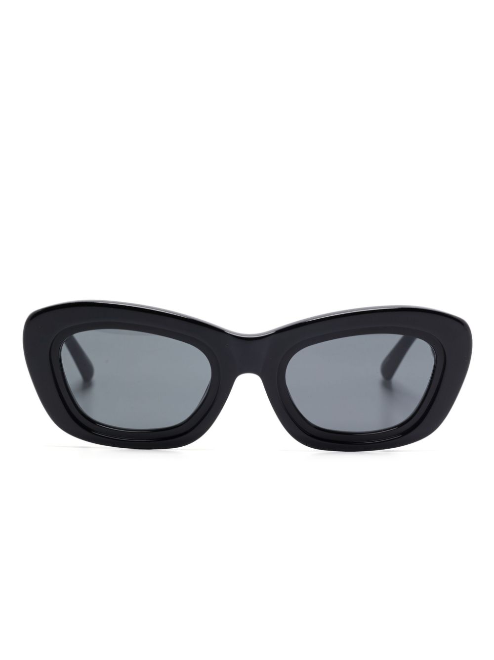 The Attico Cat-Eye Sunglasses — Black by The Attico