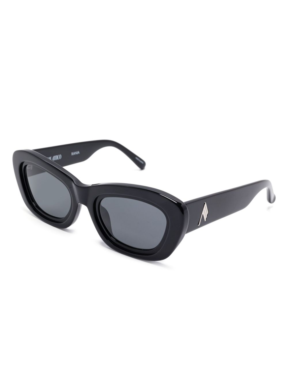 The Attico Cat-Eye Sunglasses — Black, view 3
