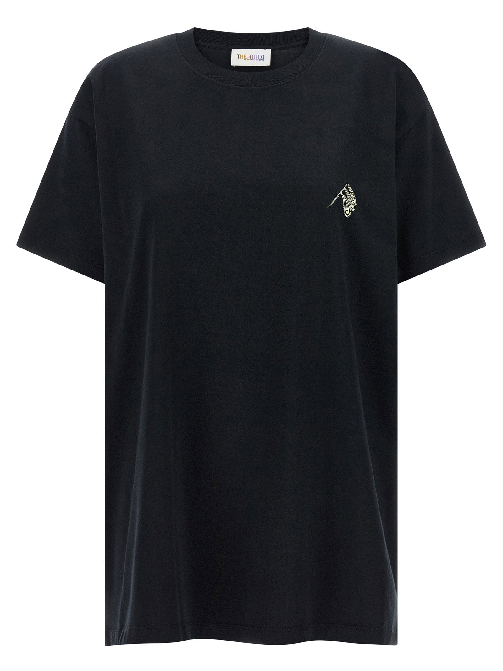 The Attico Il Primo Bagno T-shirt — Black by The Attico