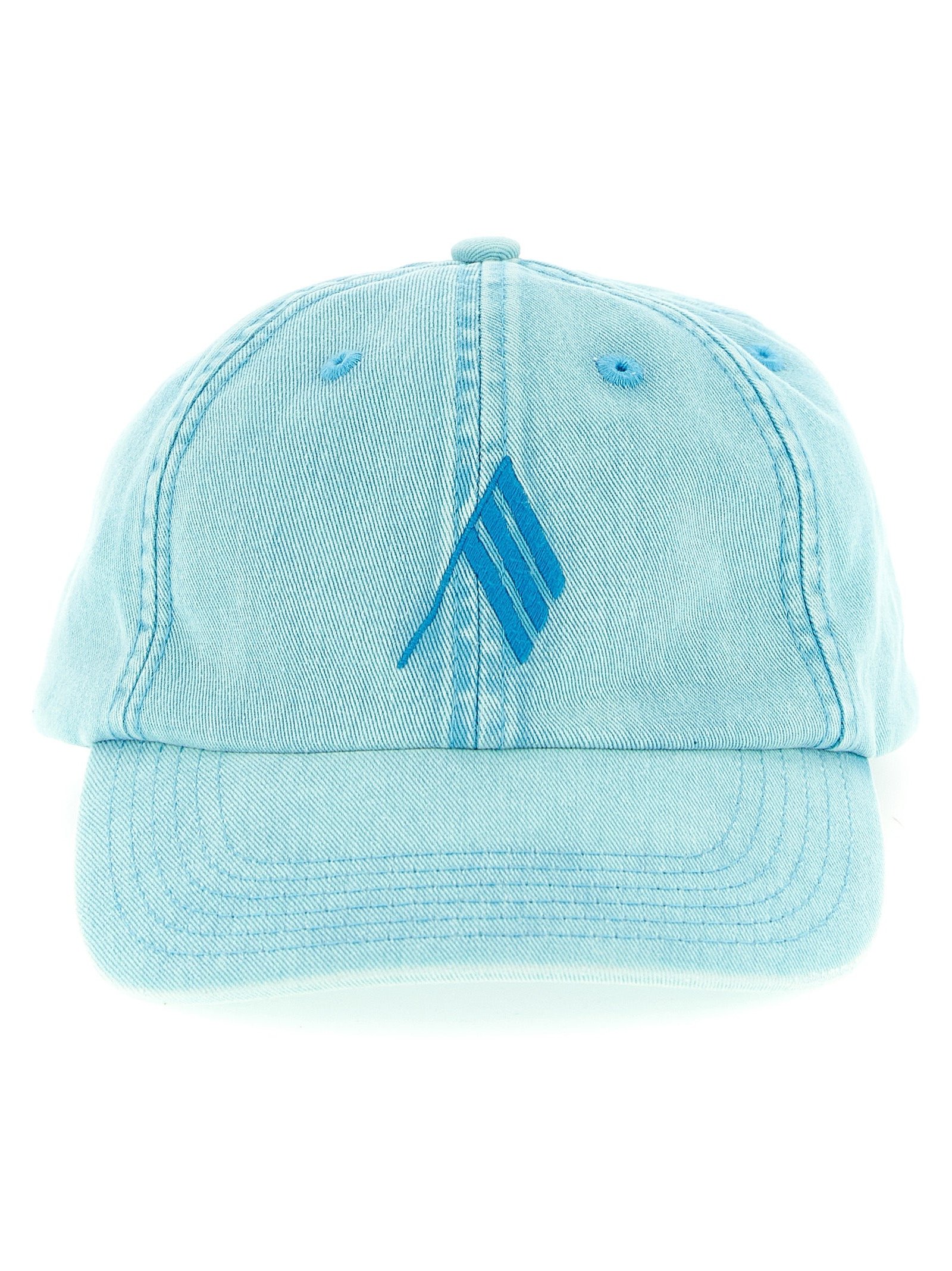 The Attico TH326205BM Logo-Embroidered Cotton Baseball Cap — Blue by The Attico