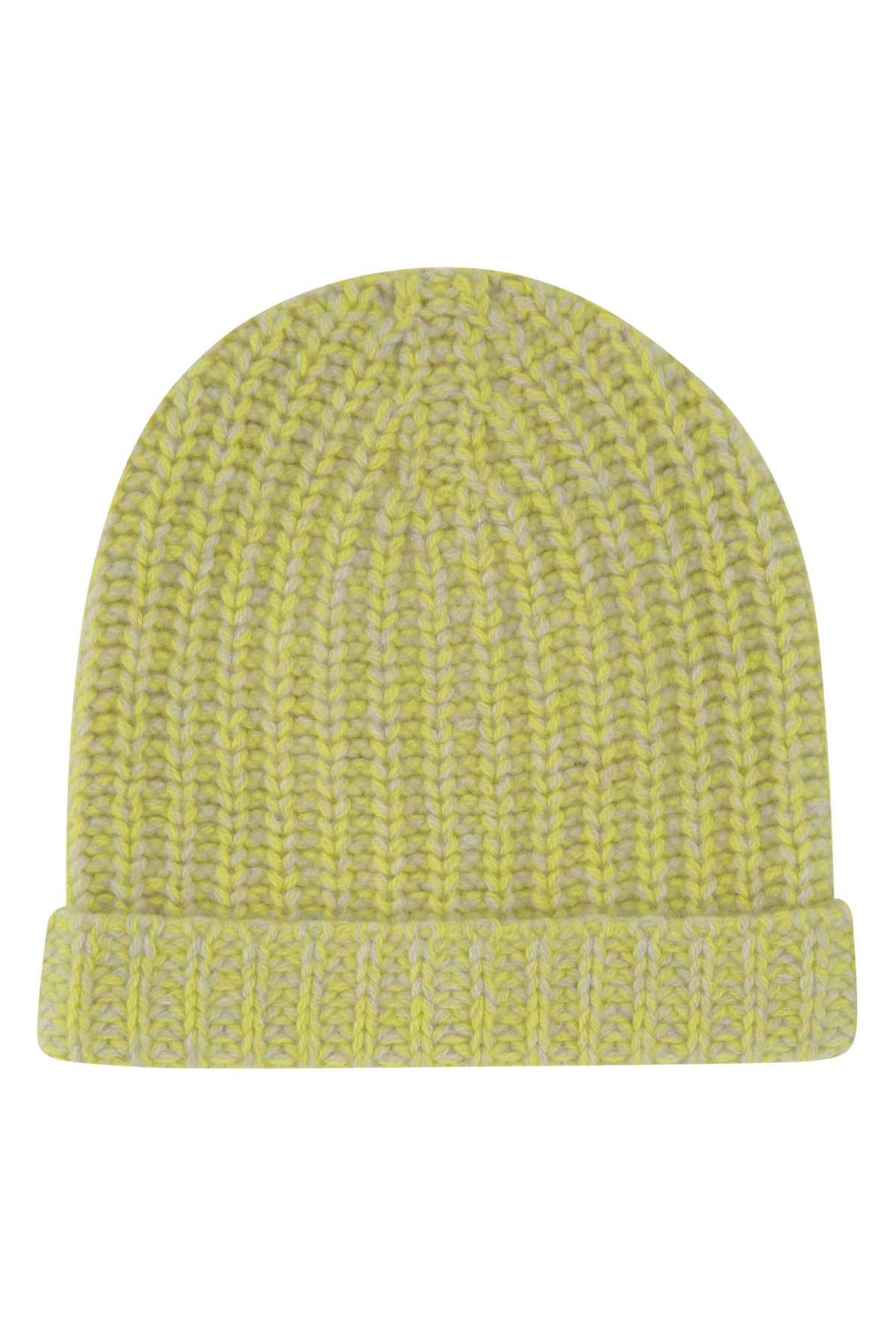 The Elder Statesman CUFFIA Beanie — Yellow by The Elder Statesman