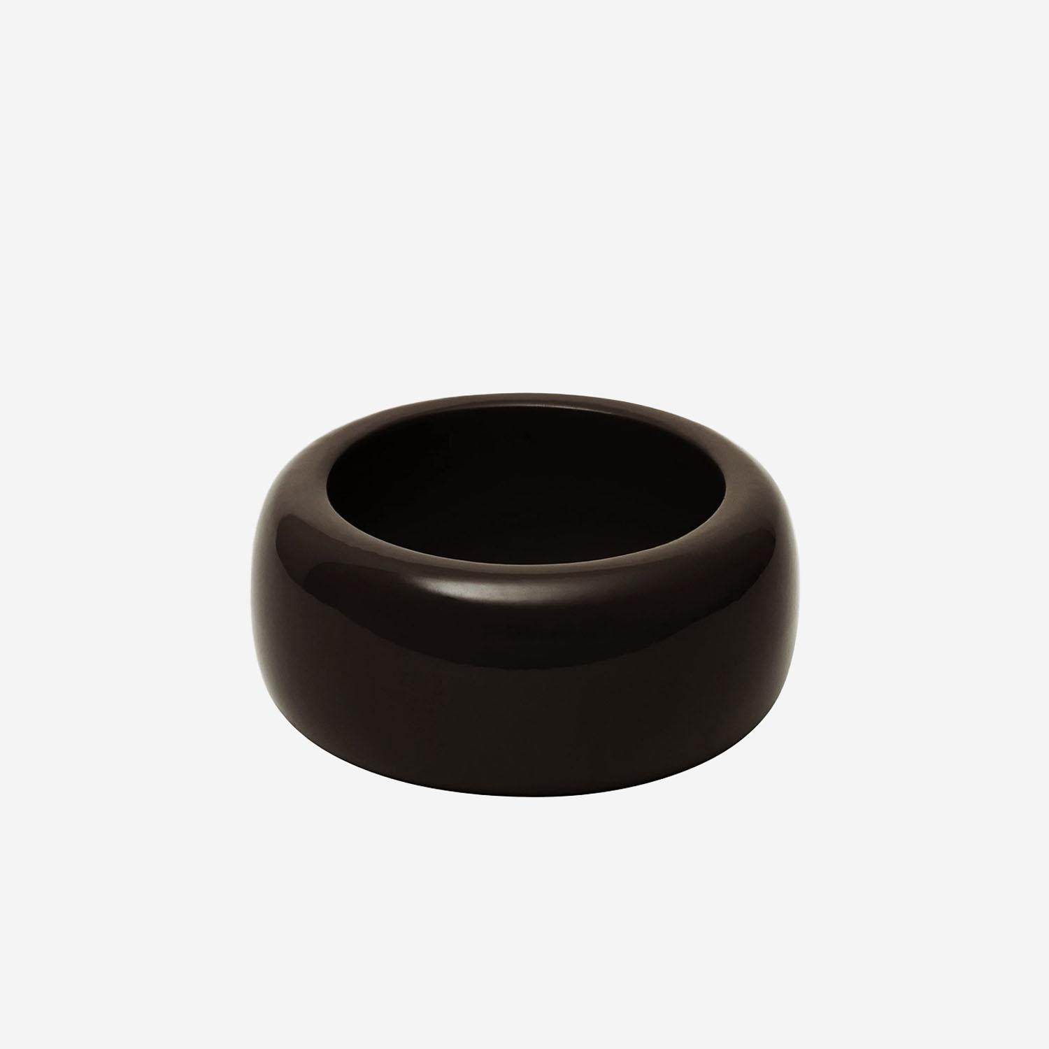 The Frankie Shop Chunky Resin Bracelet — Brown by The Frankie Shop