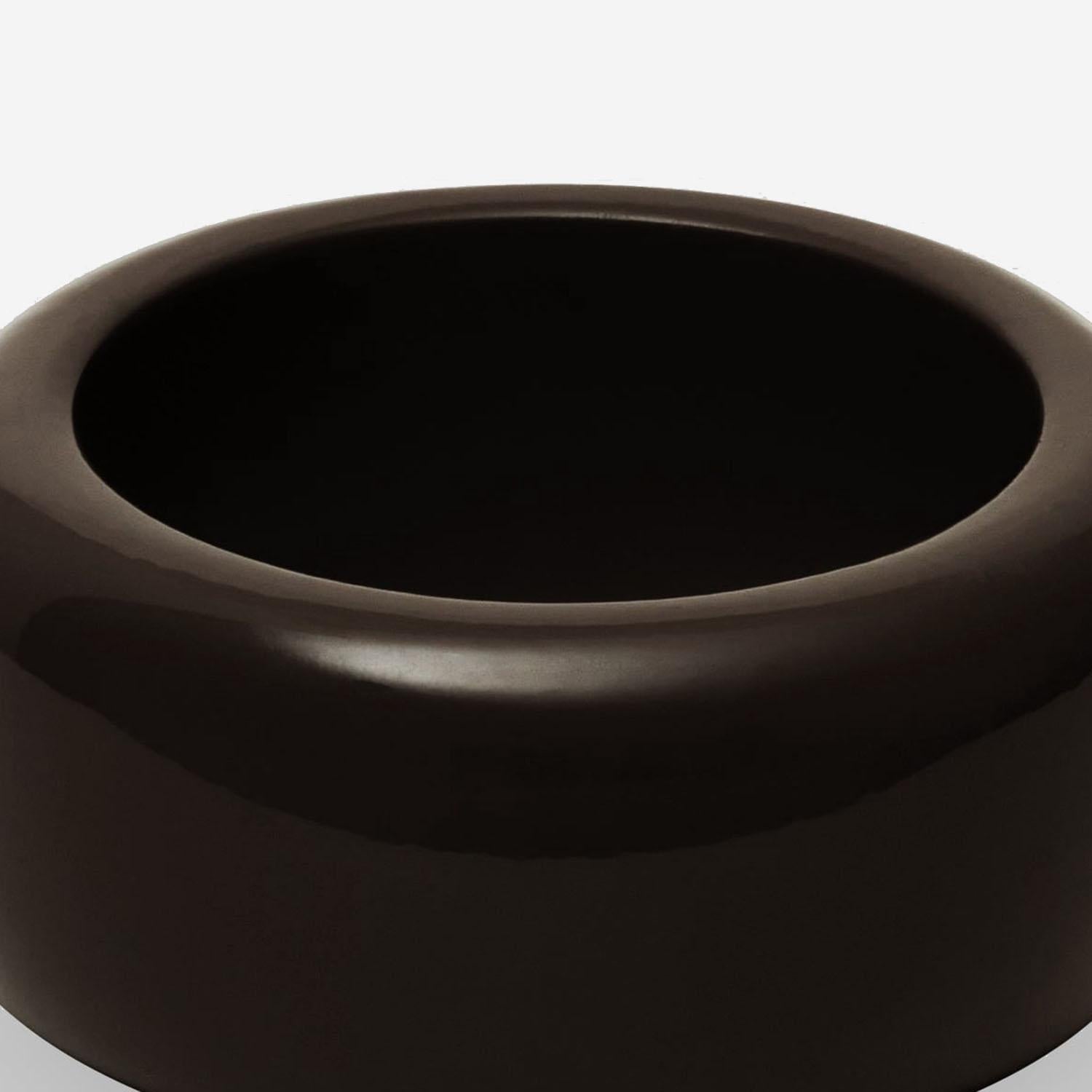 The Frankie Shop Chunky Resin Bracelet — Brown, view 2