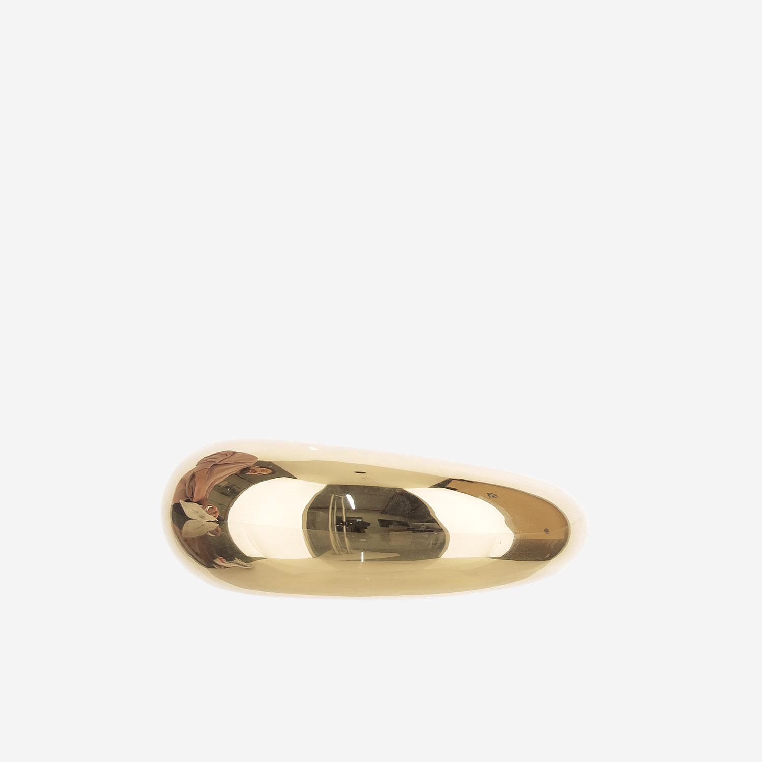 The Frankie Shop Rigid Brass Bracelet — Gold by The Frankie Shop