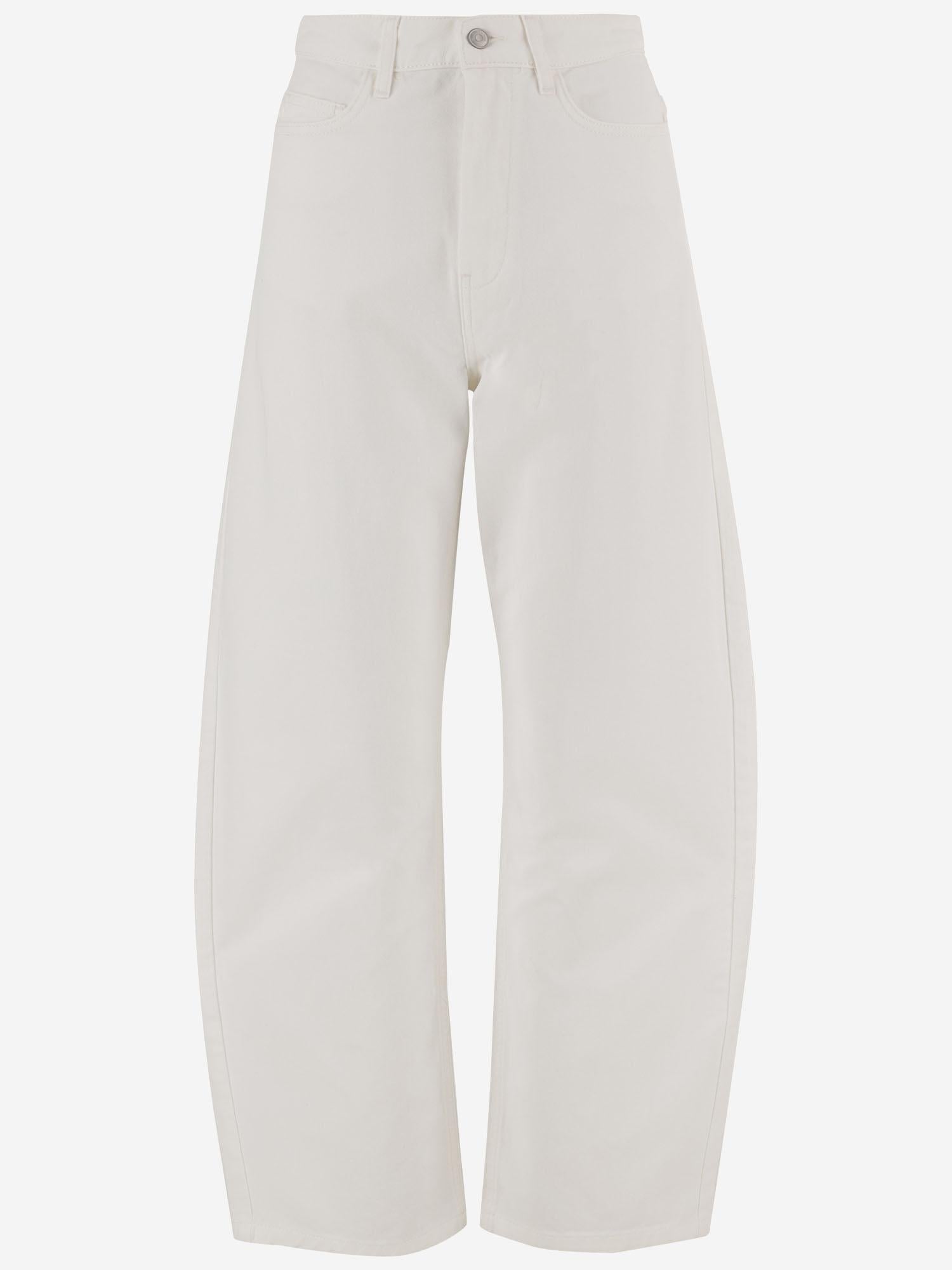 The Frankie Shop Nelton Jeans — White, view 2