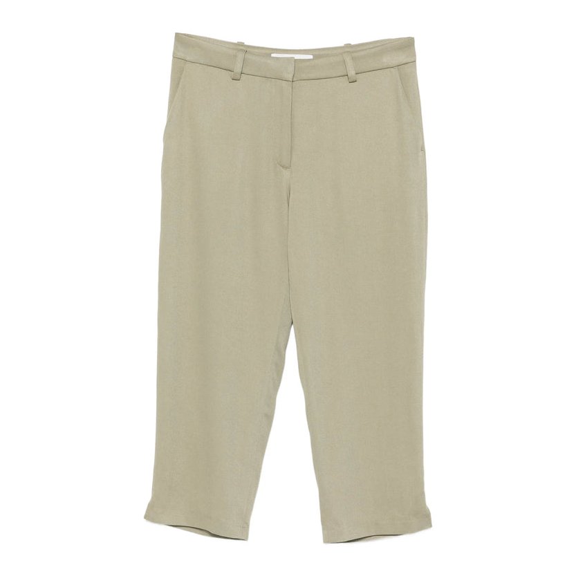 The Frankie Shop Lior Trousers — Green by The Frankie Shop