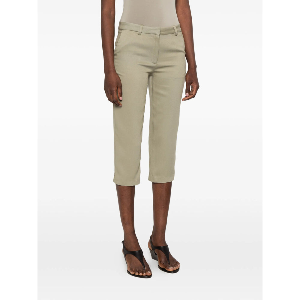 The Frankie Shop Lior Trousers — Green, view 4