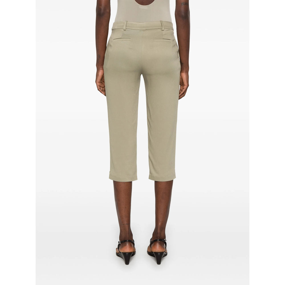 The Frankie Shop Lior Trousers — Green, view 5