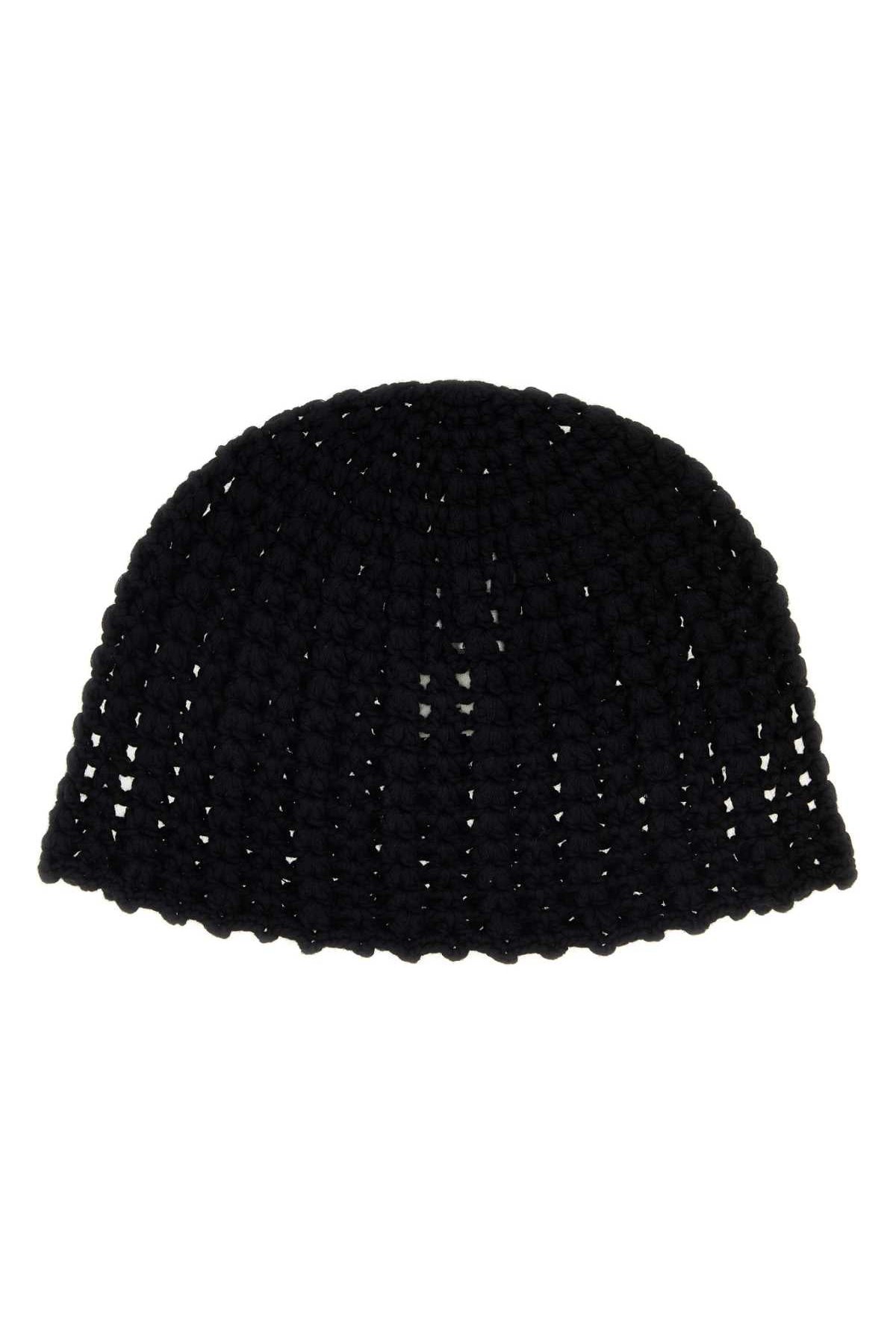 The Garment Hat Crochet Beanie — Black, view 2