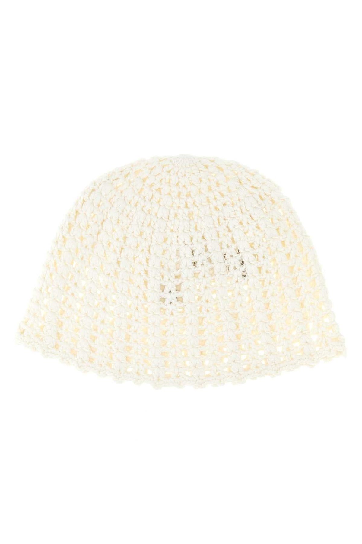 The Garment Hat Crocheted Organic Cotton Beanie — Cream, view 2