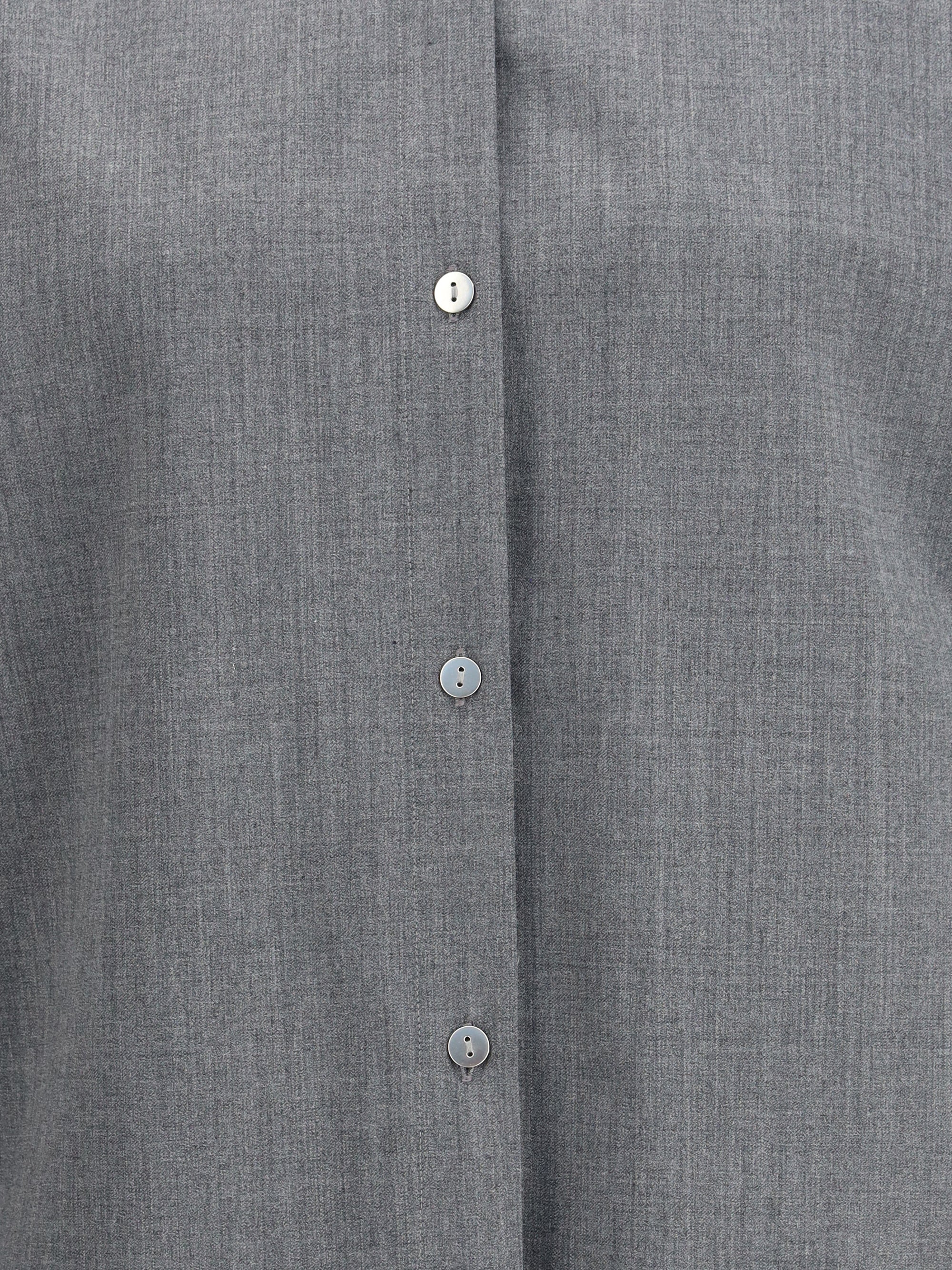 The Latest Wool-Blend Long-Sleeve Shirt — Gray, view 3