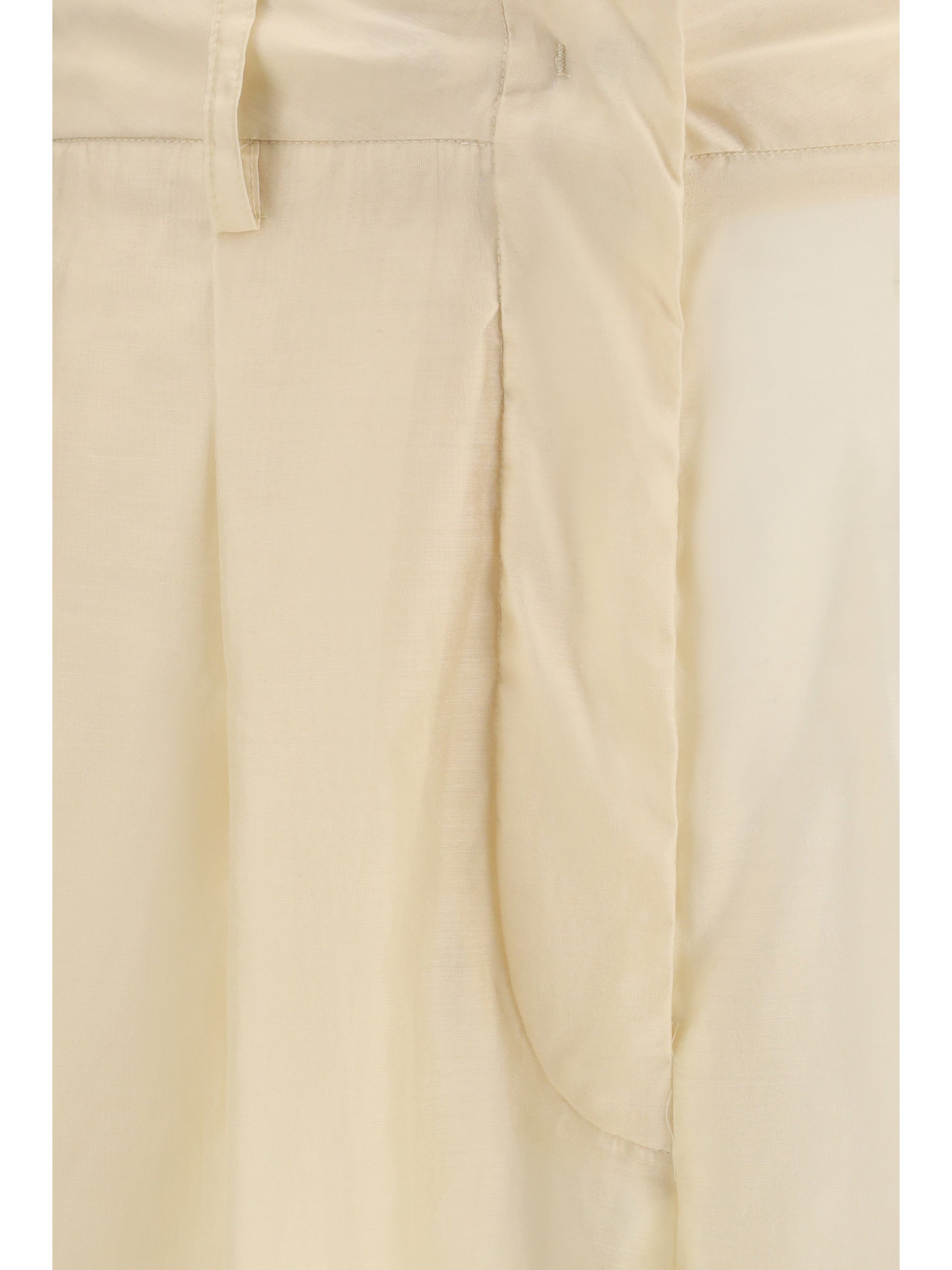 The Latest Billie Trousers — Cream, view 3