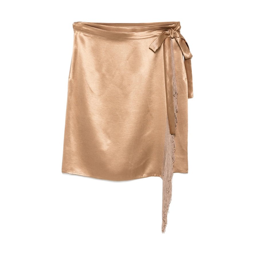 The Nina Studio Maya Pareo Skirt — Beige by The Nina Studio