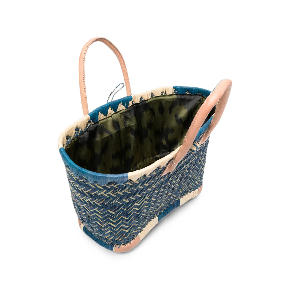 The Nina Studio Clotilde Tote Bag — Blue, view 4