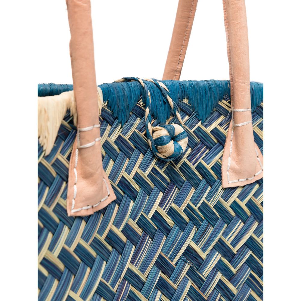 The Nina Studio Clotilde Tote Bag — Blue, view 5