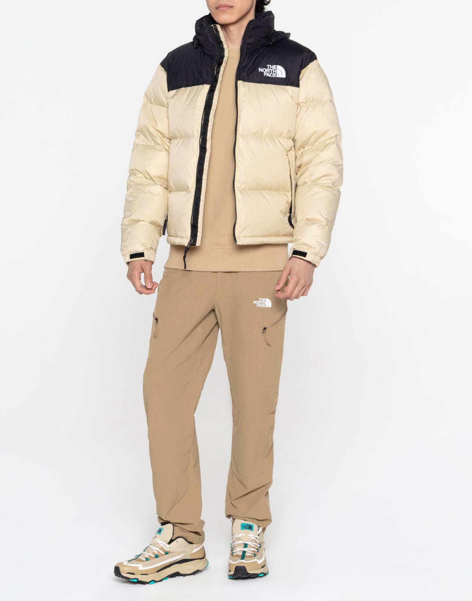 The North Face 1996 Retro Nuptse Down Jacket — Beige by The North Face